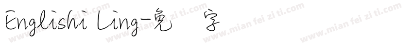 Englishi Ling字体转换
